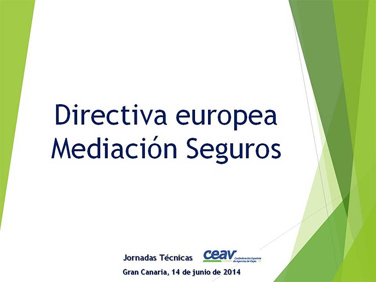 Directiva europea Mediación Seguros