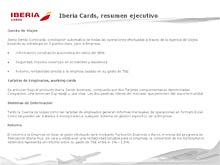 JORNADAS TCNICAS CEAV - Iberia Cards